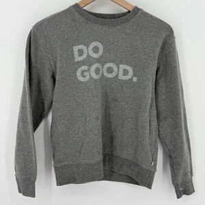 Cotopaxi Do Good Gray Long Sleeve Sweatshirt Women’s Size Small